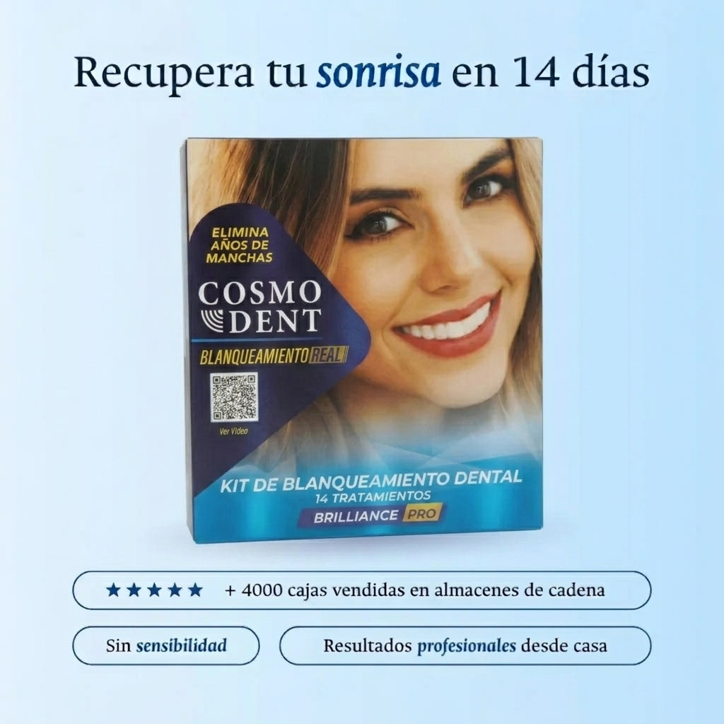 CosmoDent Tiras de blanqueamiento dental